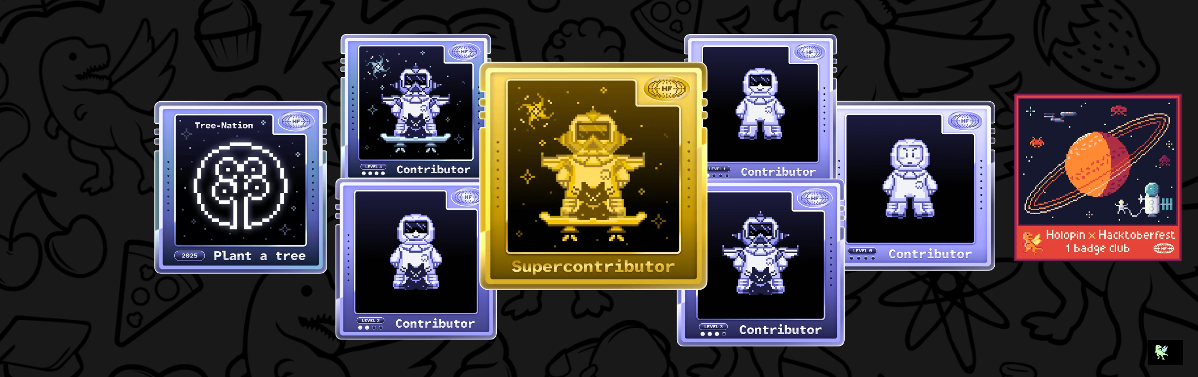 An image of @exp1505's Holopin badges, which is a link to view their full Holopin profile