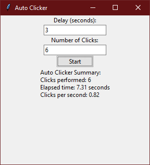 Auto Clicker GUI