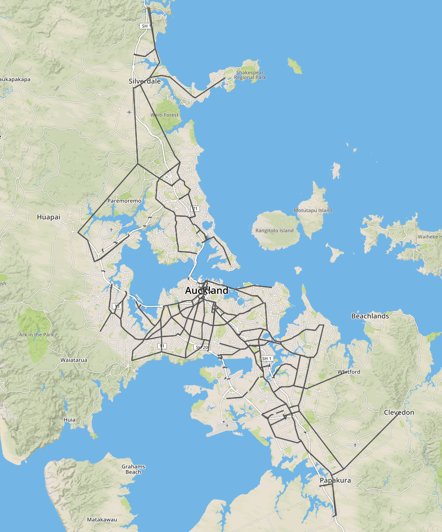 Auckland Traffic Segments