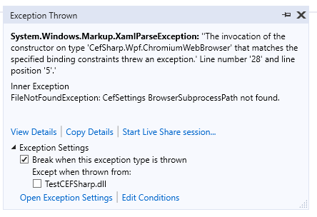 CefSharpException