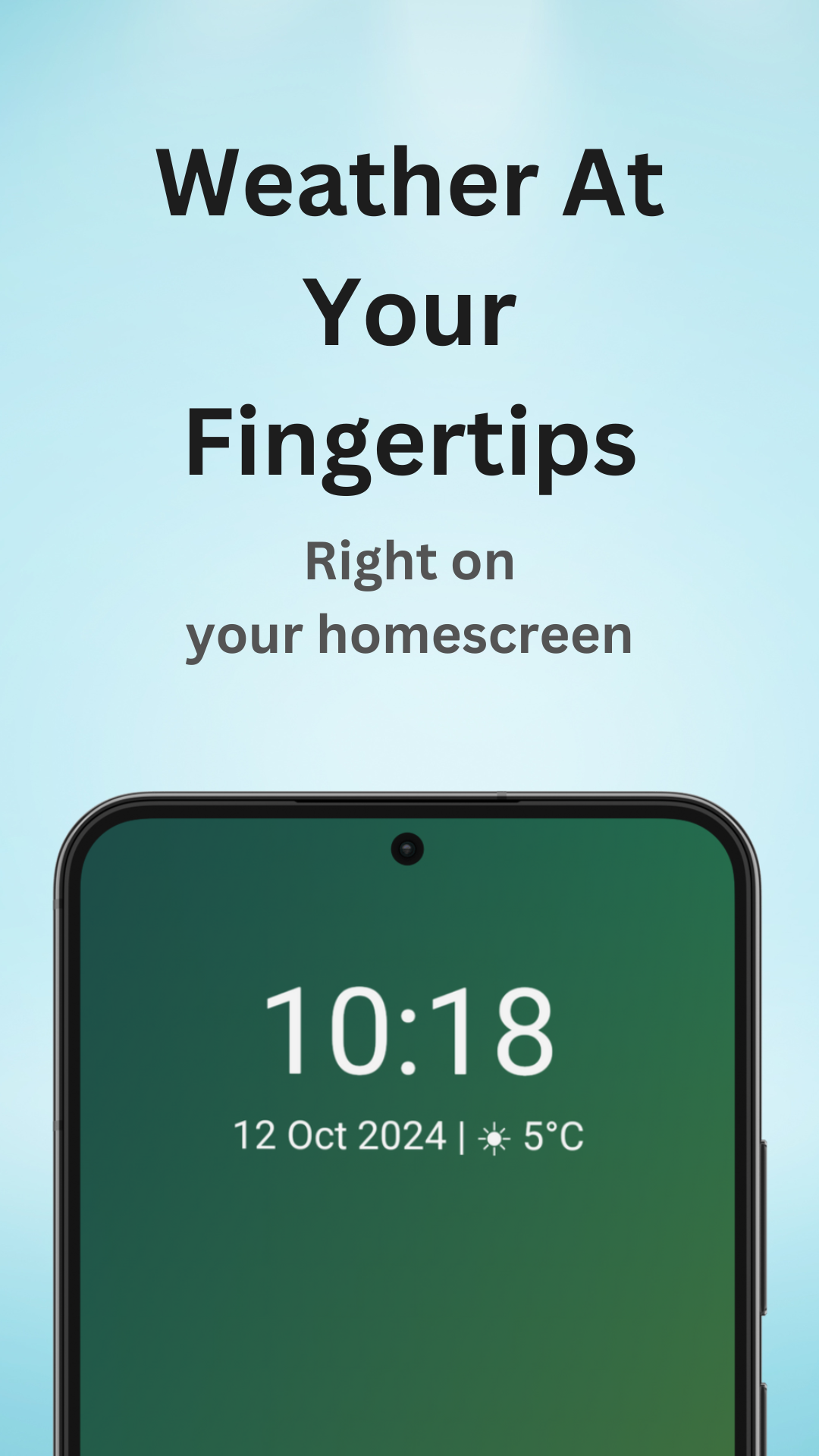 Weather At Your Fingertips
