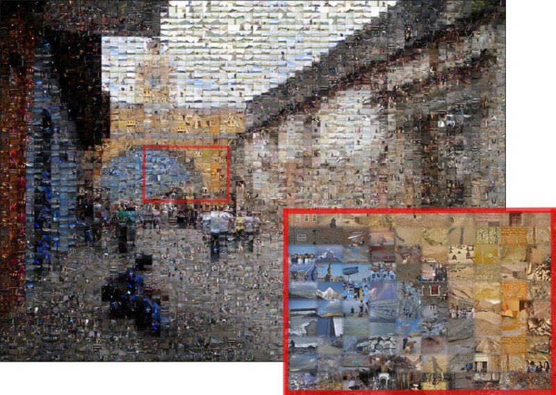 Example photo mosaic