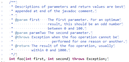 formatter javadoc preview