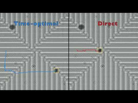 Trajectory optimization for DEP manipulation