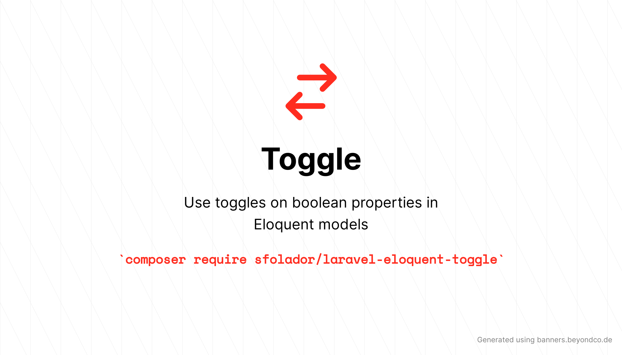 Laravel Eloquent Toggle