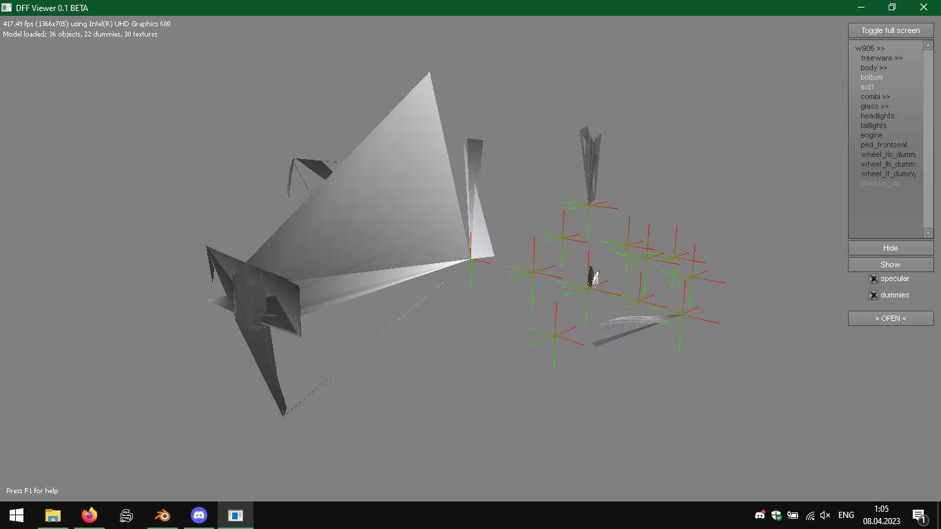 The game crashes after exporting · Issue #220 · Parik27/DragonFF · GitHub