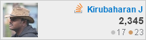 profile for Kirubaharan J at Stack Overflow, Q&A for professional and enthusiast programmers