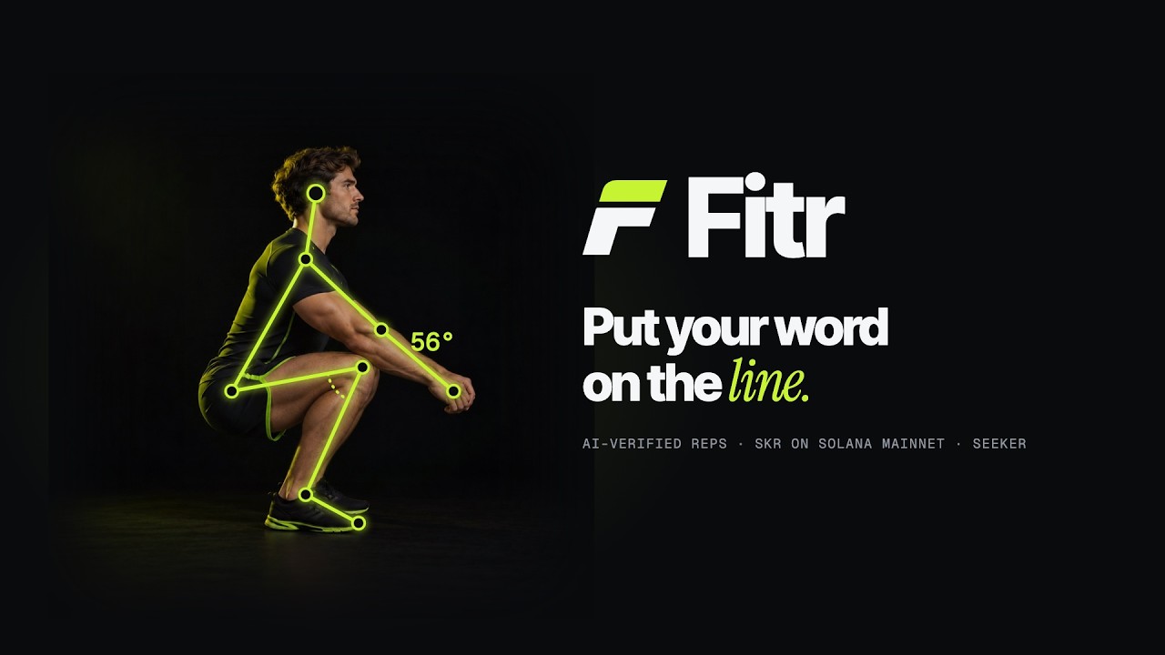 Watch the Fitr demo (3 minutes): a real stake, workout, live check and claim on a Seeker, on Solana mainnet