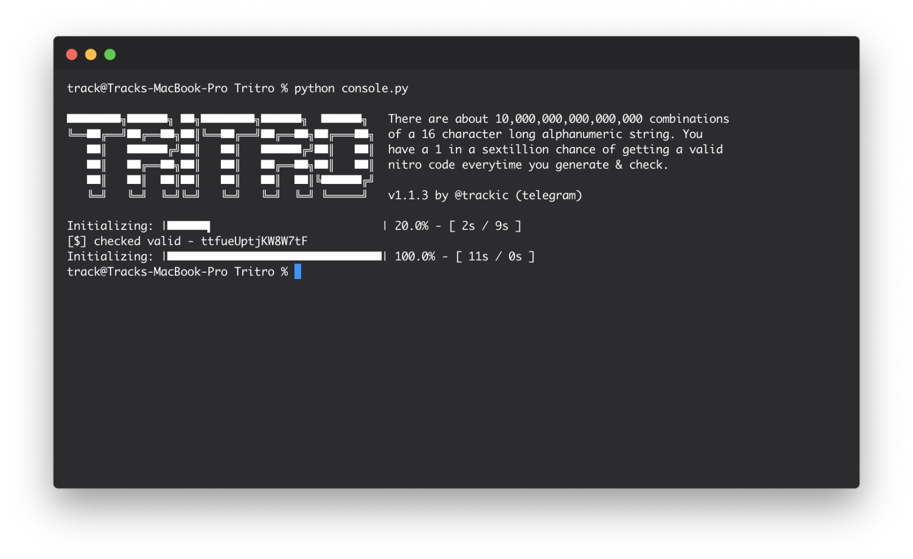 Tritro Demo Picture