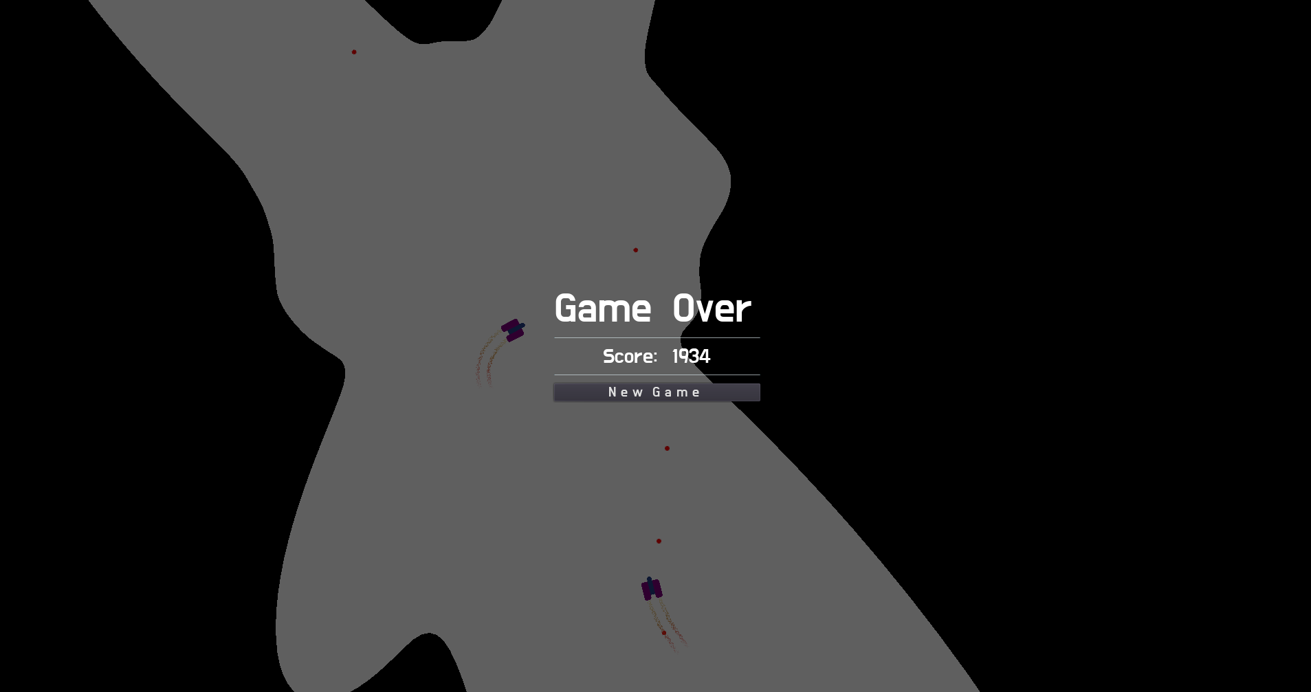 Game Over Screen