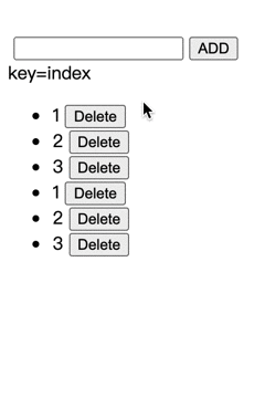 index as key