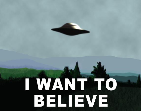 I want to believe