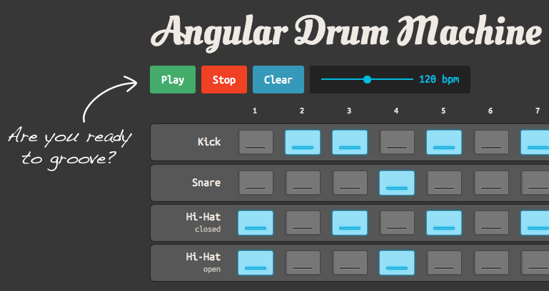 Drum Machine Screenshot