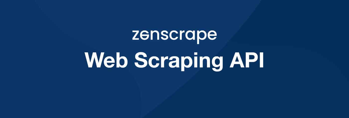 zenscrap web scraping API