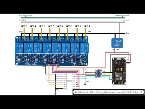 PCF8574_8Relay