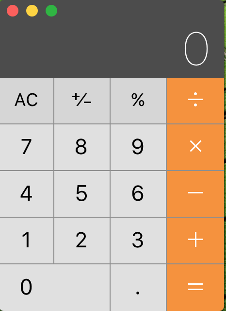 Mac Calc App