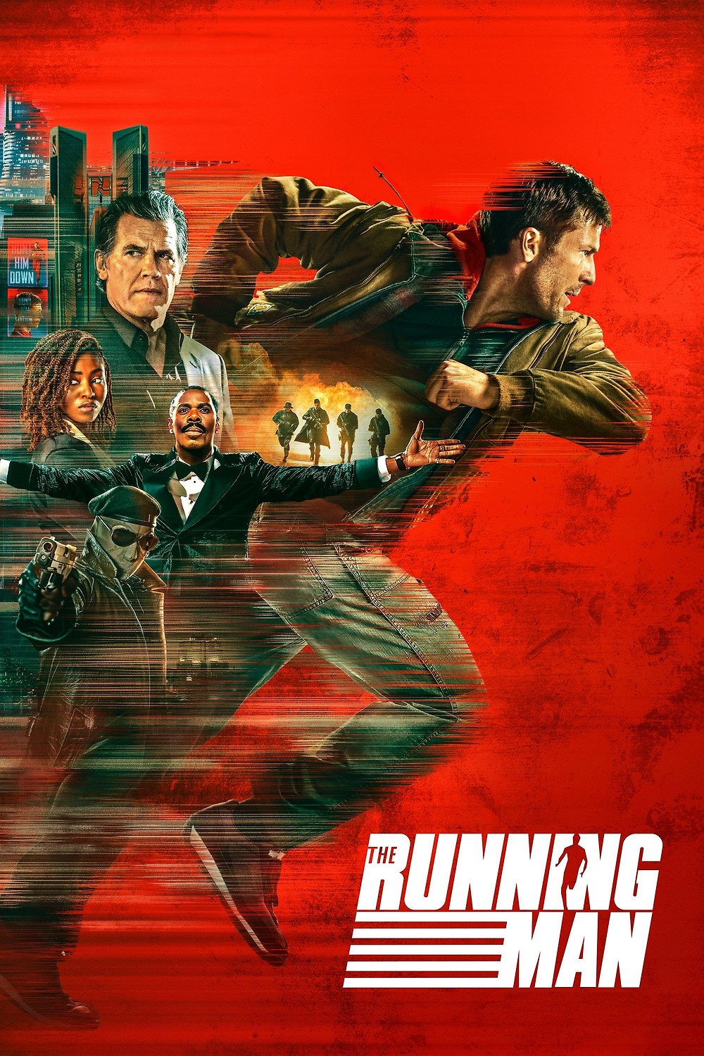 The Running Man (2025) poster and Letterboxd link