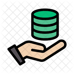 Database Colored Outline Icon