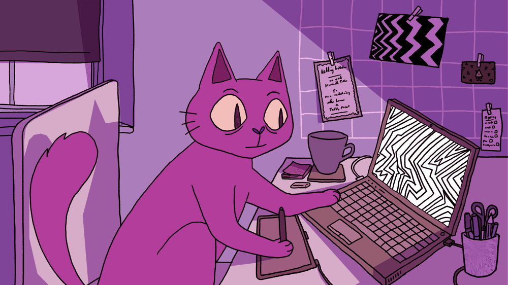 Computer Cat — hazzart