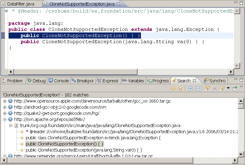 GitHub - mispecto/gcsearch: Google code search plug-in for Eclipse · GitHub
