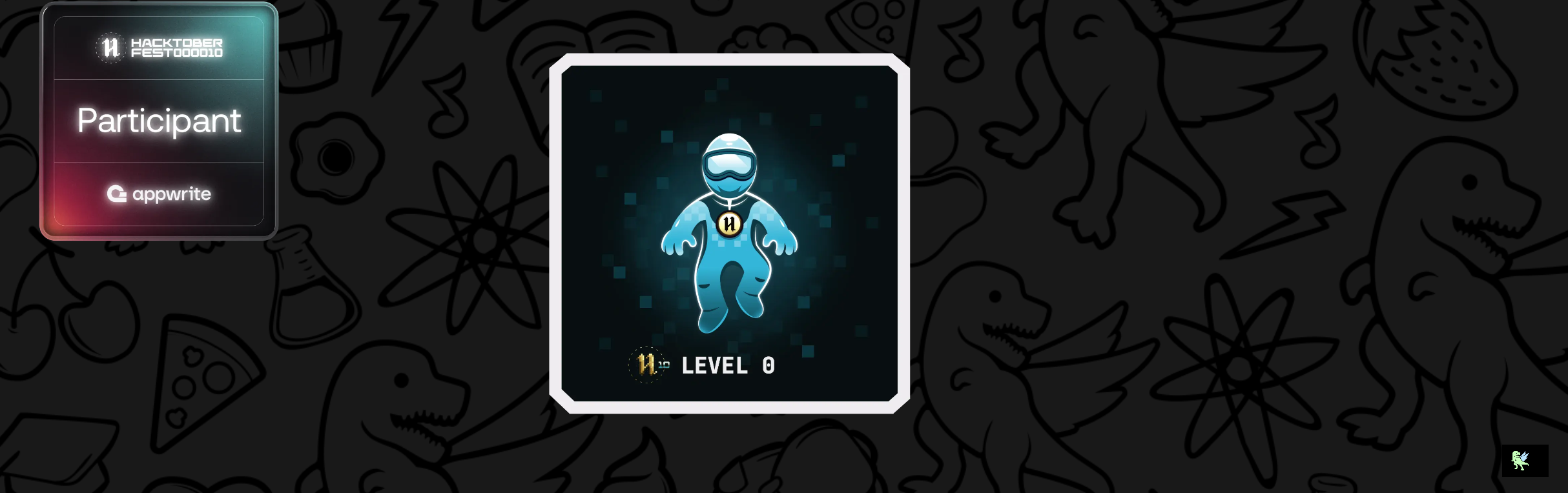 An image of @amandev02's Holopin badges, which is a link to view their full Holopin profile