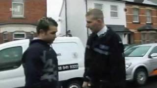 police stop chav tossers
