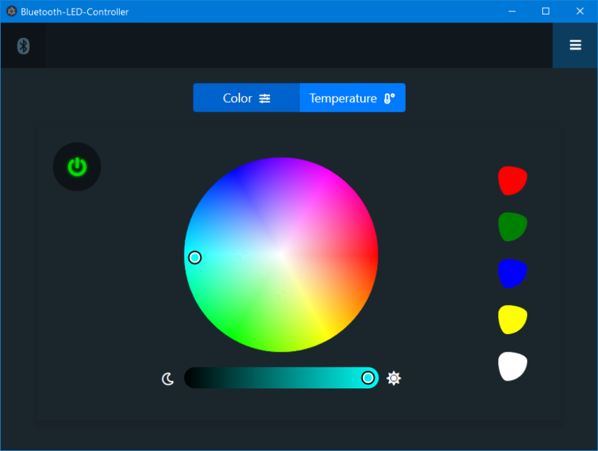 Color and Brightness Control