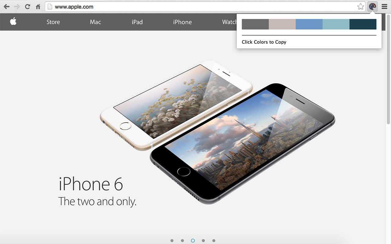Palette for apple.com