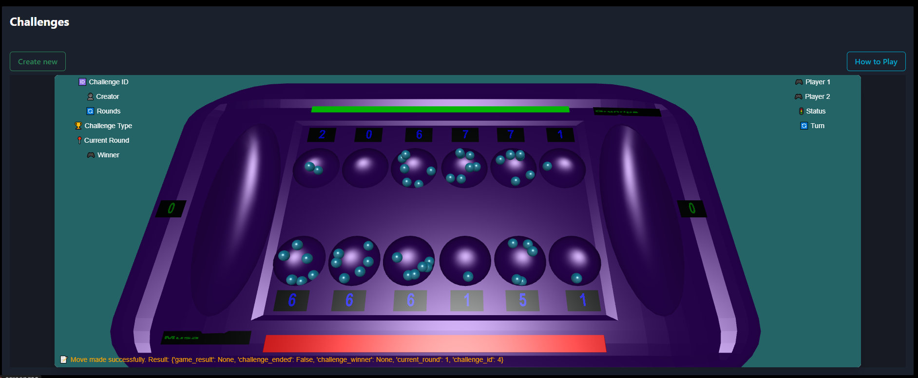 Animation of seed distribution during a turn