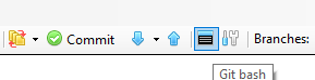 Git Extensions - git bash