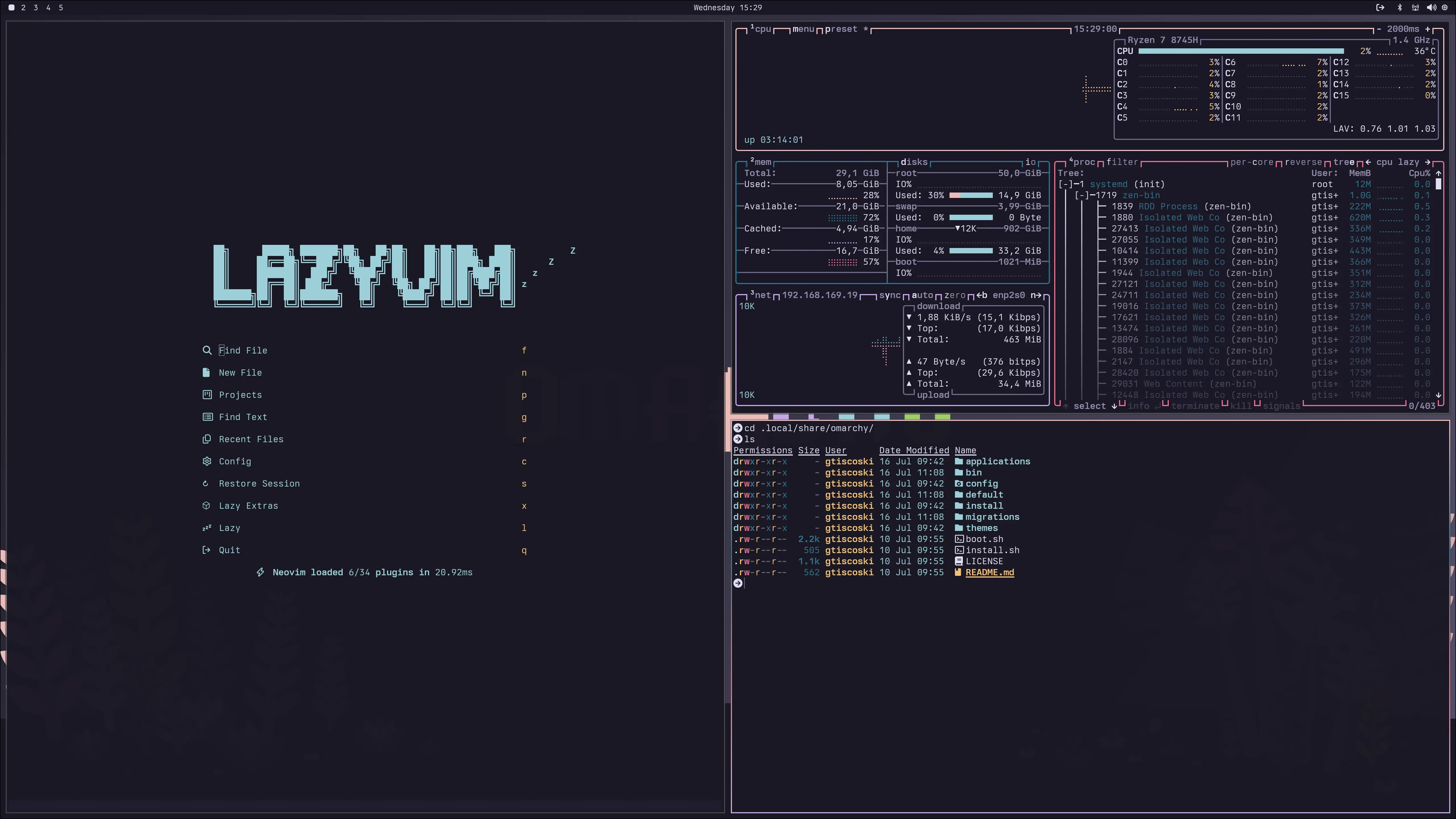 Rose Pine Dark Preview