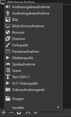 Browser Quelle in OBS