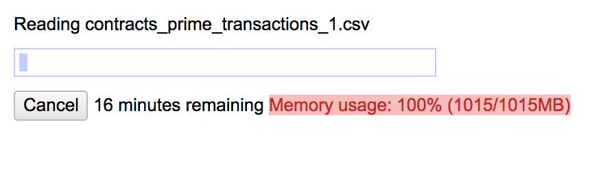 Screenshot 100% Memory