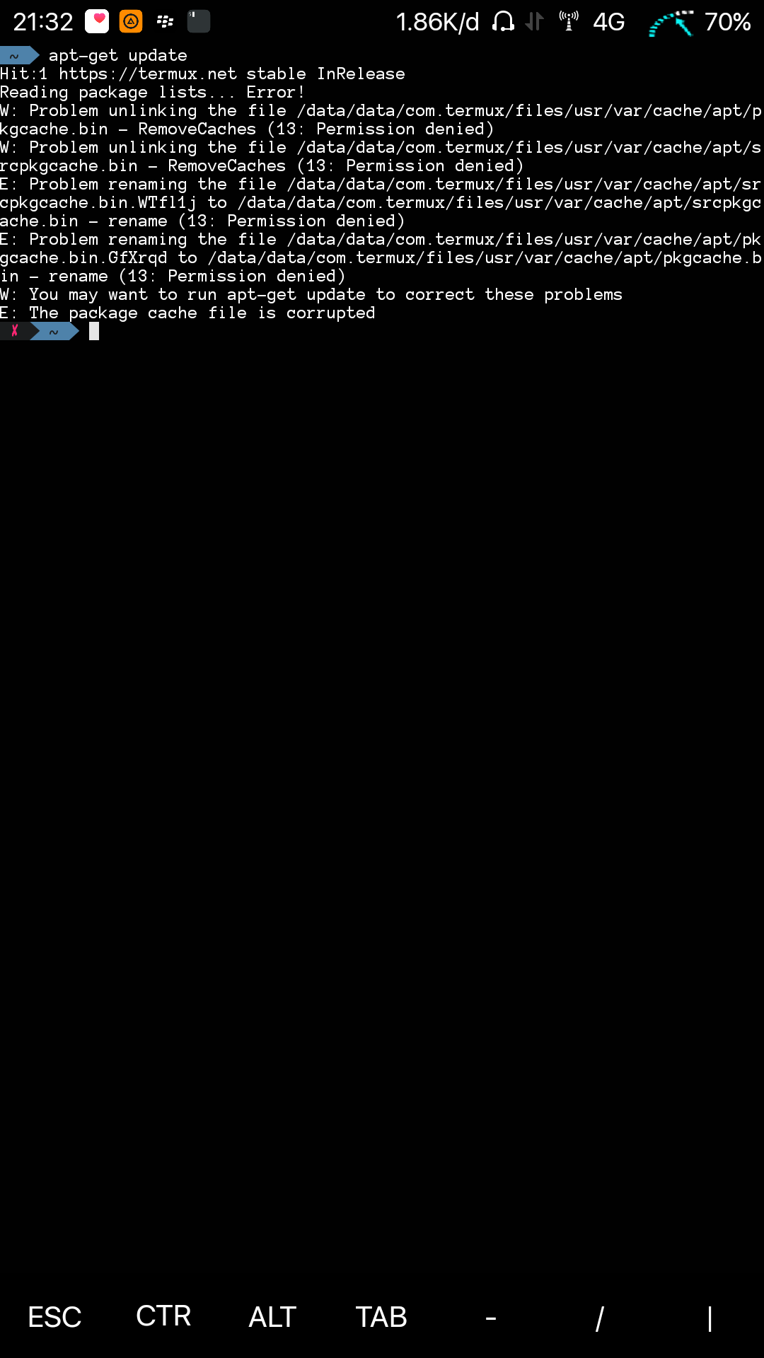 Can't not update · Issue #2128 · termux/termux-packages · GitHub