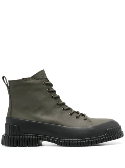 camper-pix-leather-ankle-boots-green-1