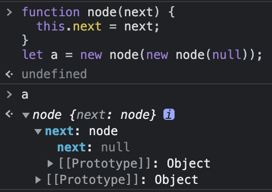 JavaScript 内实现链表