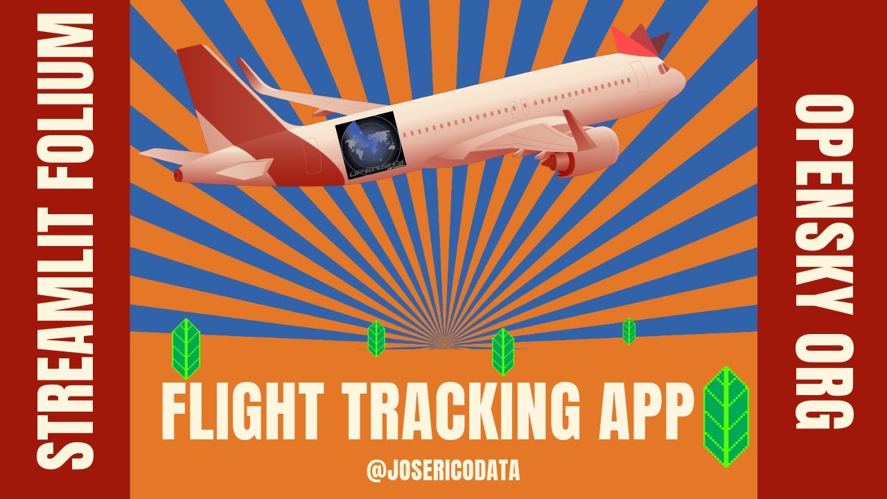 Real-Time Flight Tracker with Python & Streamlit Live Flight Map Using OpenSky API