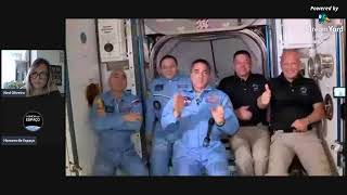 Crew Demo-2 Astronautas na ISS