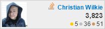 profile for Christian Wilkie at Stack Overflow, Q&A for professional and enthusiast programmers