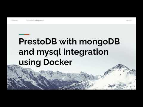 Mongo and Mysql with Prestodb Integration