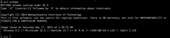 mit-scheme screencast