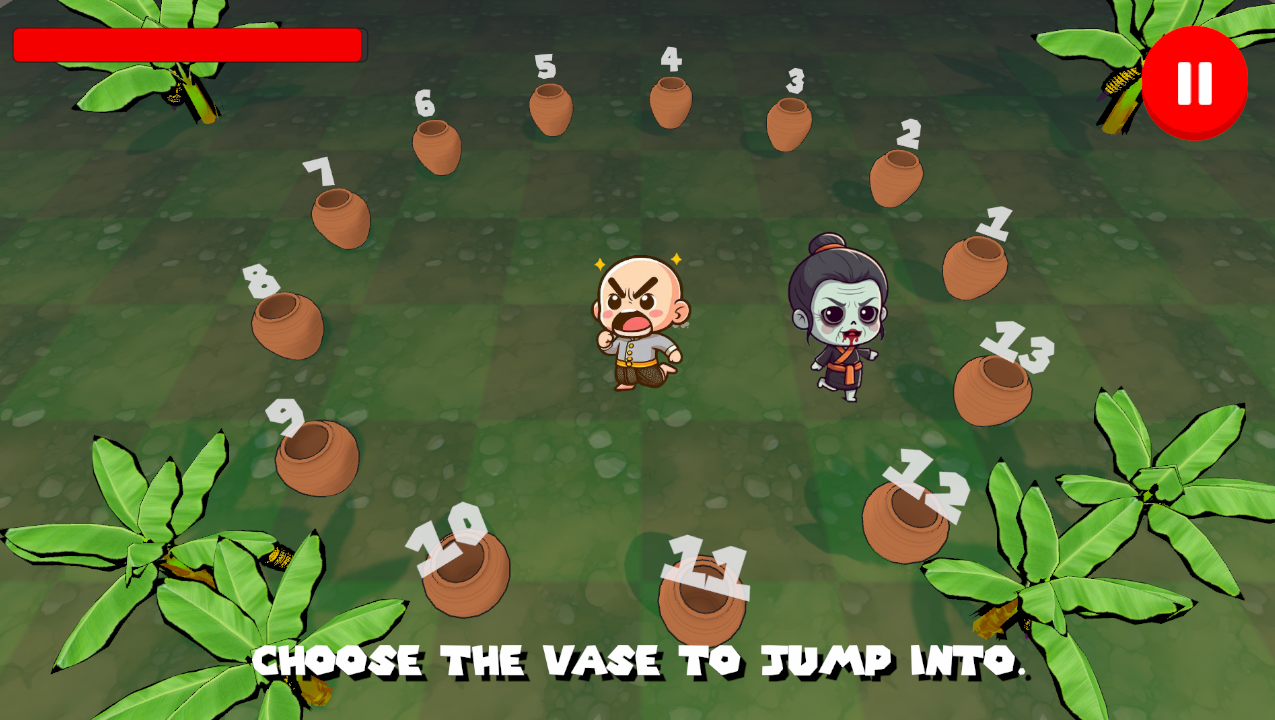 Screenshot of a The Ghoul Village Game Play.