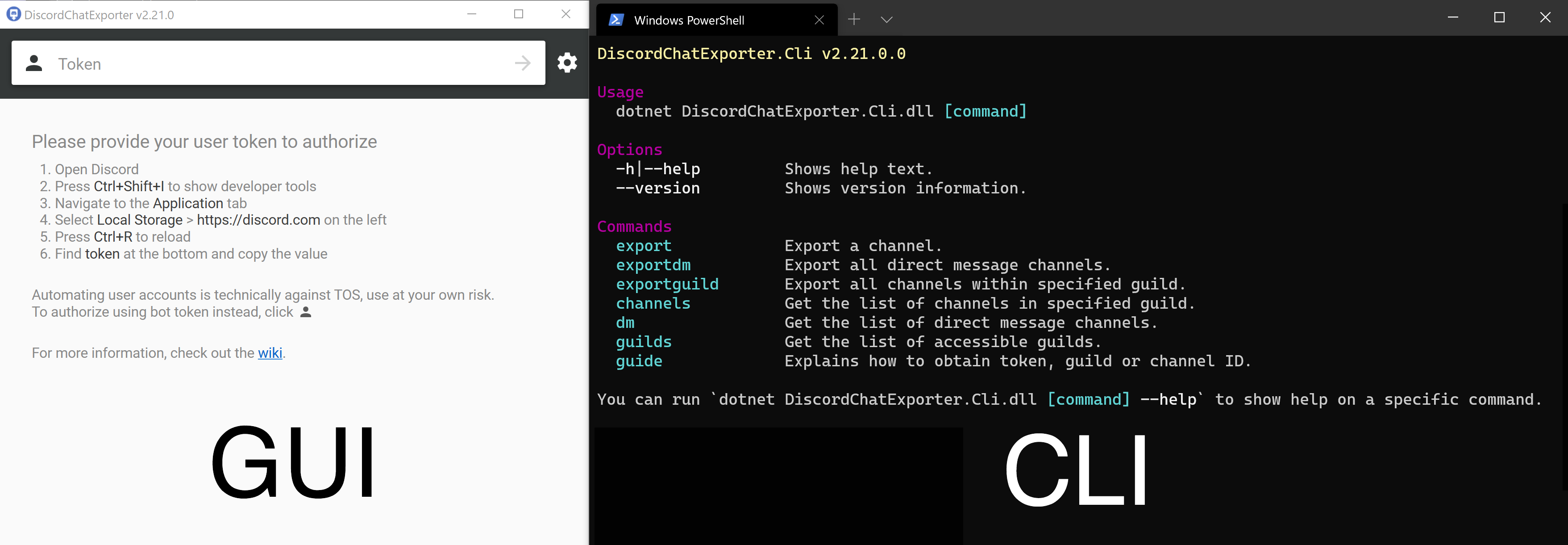 GUI vs CLI