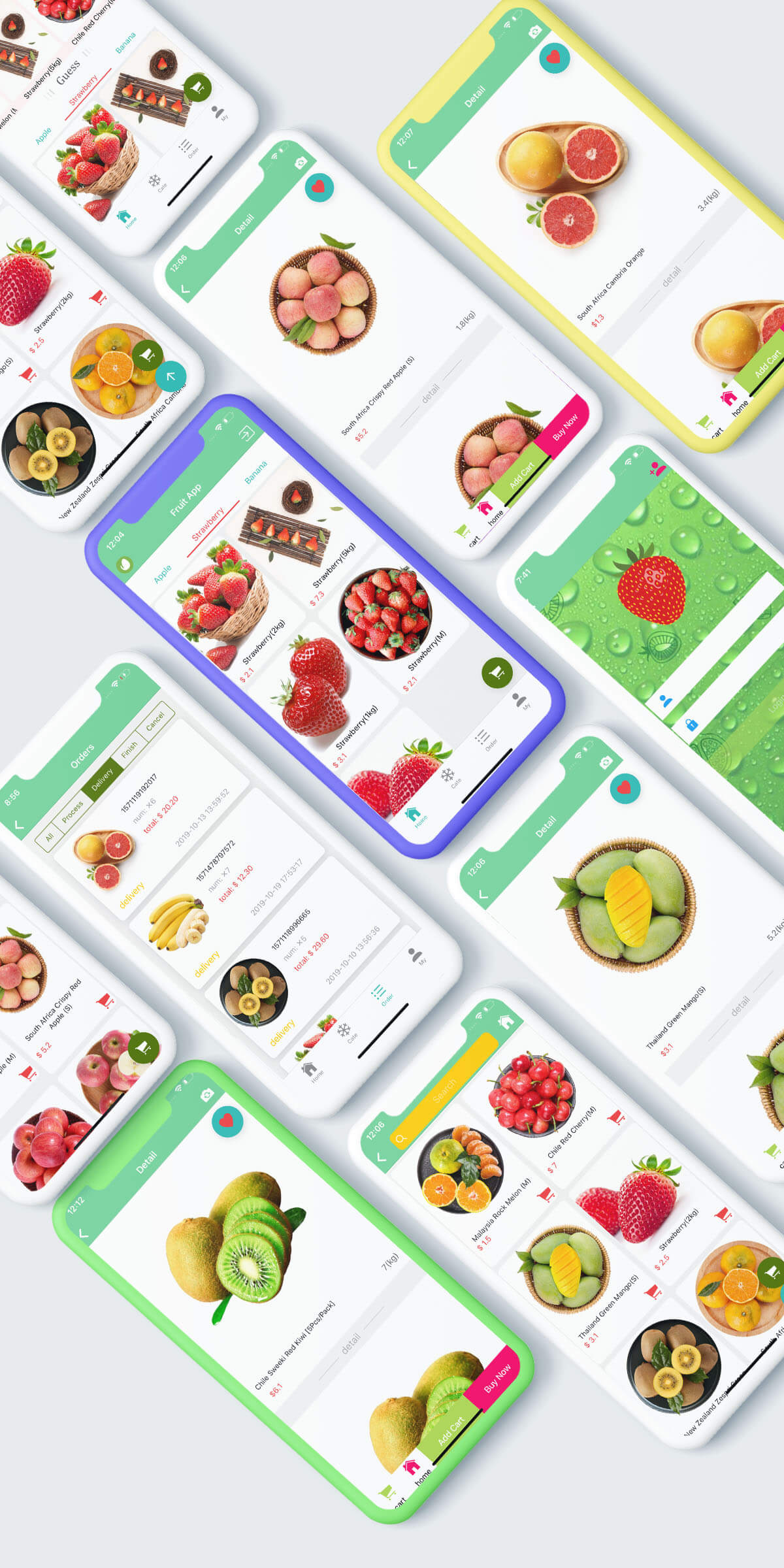 Ionic fruit App  ionic template