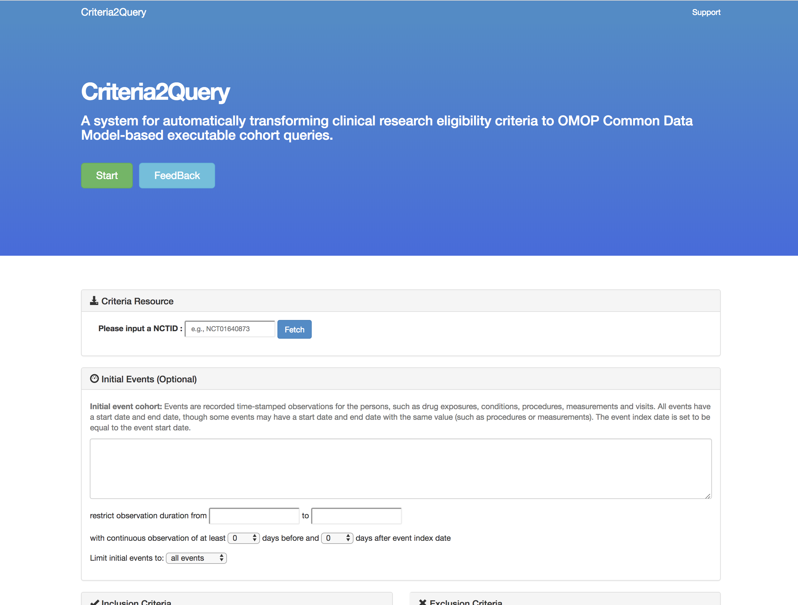 Criteria2Query instruction