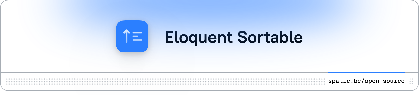 Logo for eloquent-sortable
