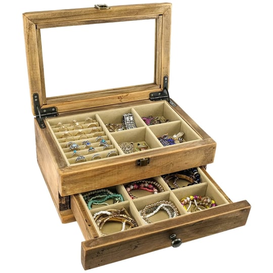 excello-global-products-jewelry-box-farmhouse-solid-wood-rustic-distressed-jewelry-organizer-include-1