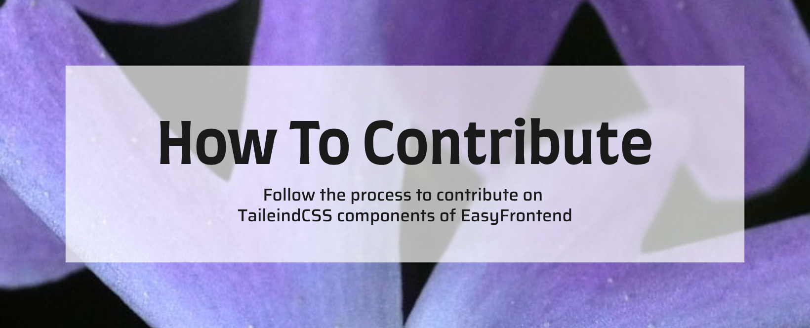 how to contribute