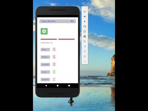 Music machine running on android on windows 10
