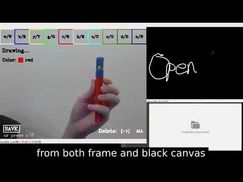 Virtual-drawing-using-Python-and-OpenCV